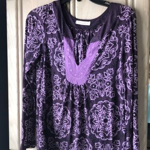 Testament long sleeve top size large